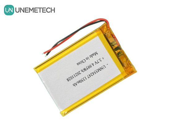 3.7V 1350mAh επαναφορτιζόμενη μπαταρία πολυμερούς ιόντων λιθίου 554247 για Μίνι Drone