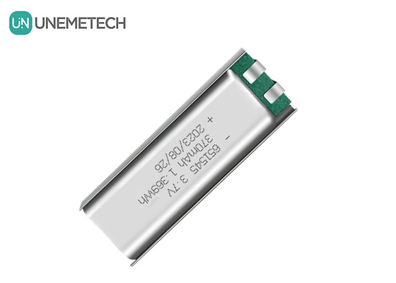 3.7V 370mAh 651545 επαναφορτιζόμενη μπαταρία πολυμερούς ιόντων λιθίου για ψηφιακά προϊόντα