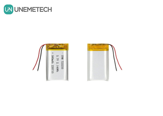 Λιθιοποιημένες μπαταρίες 722233 3.7V 580mAh LiPo μπαταρία από την Κίνα Κατασκευαστής