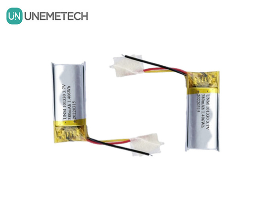 3.7V 380mAh επαναφορτιζόμενη μπαταρία Li-Polymer 101330 για Smartwatches