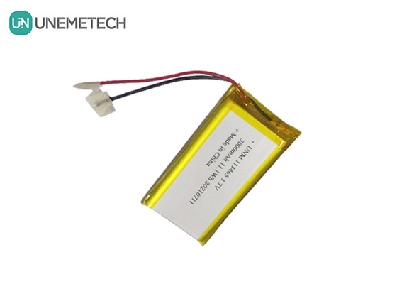 3.7V 3000mAh επαναφορτιζόμενη μπαταρία πολυμερούς λιθίου υψηλής χωρητικότητας 113465 για smartphone