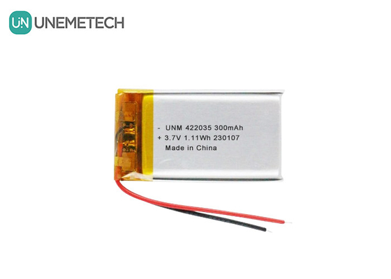 3.7 V 300mAh μπαταρία ιόντων λιθίου 422035 μπαταρία LiPo για τηλεχειριστή