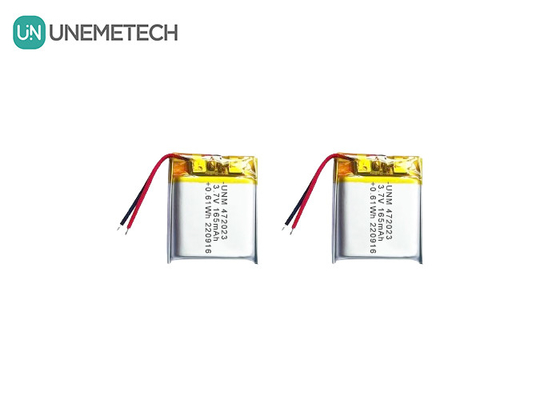 Ανανεώσιμη μπαταρία πολυμερούς λιθίου 3.7V 165mAh 472023 μπαταρία MP3 player