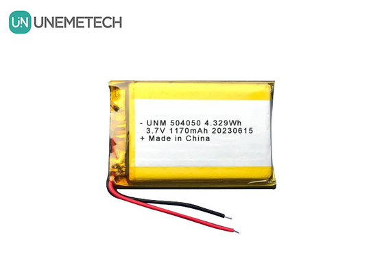 3.7V 1170mAh Seamless Integration Lipo επαναφορτιζόμενη μπαταρία 504050 Για ηλεκτρικά εργαλεία