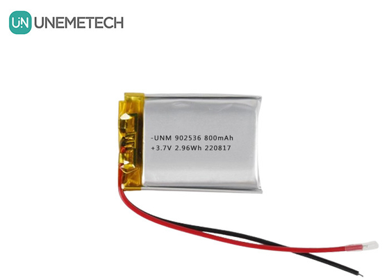 3.7V 800mAh μπαταρία πολυμερούς ιόντων λιθάνθρακα 902536 επαναφορτιζόμενη μπαταρία τσάντας για gamepad
