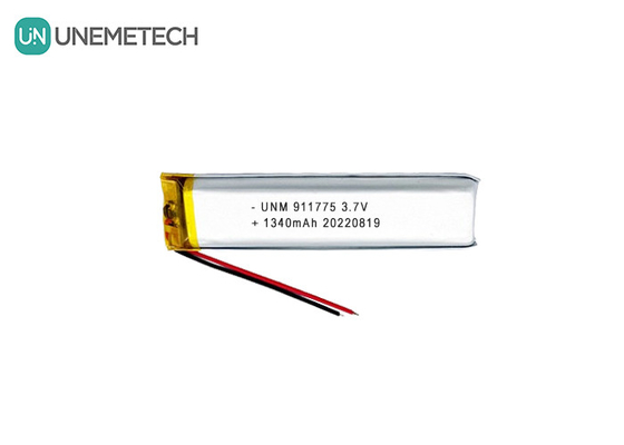3.7V Lipo επαναφορτιζόμενες μπαταρίες 1340mAh μπαταρία πολυμερούς λιθίου 911775 για Smart Pen
