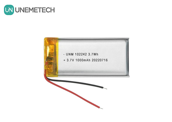 3.7V 1000mAh 102242 Τυποποιημένη μπαταρία πολυμερούς ιόντων λιθίου για επιτραπέζιους λαμπτήρες