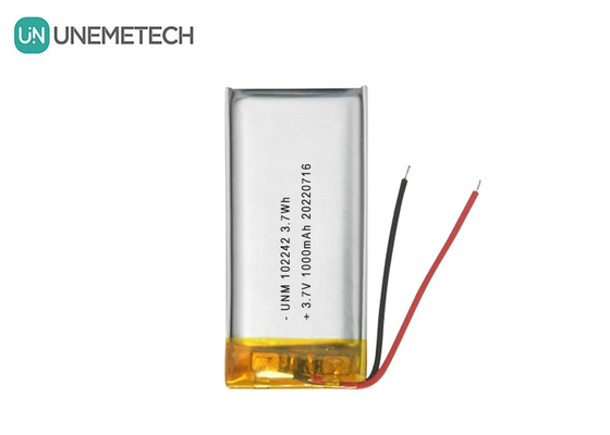 3.7V 1000mAh 102242 Τυποποιημένη μπαταρία πολυμερούς ιόντων λιθίου για επιτραπέζιους λαμπτήρες