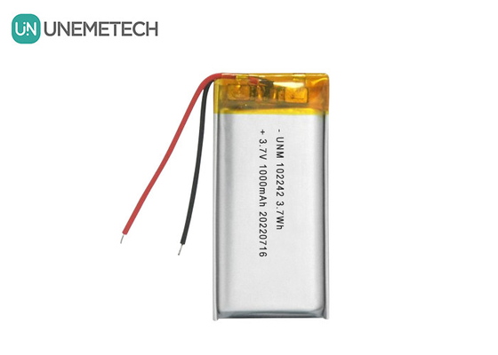 3.7V 1000mAh 102242 Τυποποιημένη μπαταρία πολυμερούς ιόντων λιθίου για επιτραπέζιους λαμπτήρες