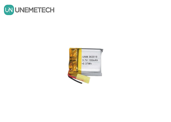 3.7V 100mAh Μικρή μπαταρία πολυμερούς λιθίου 362019 για ασύρματα ακουστικά