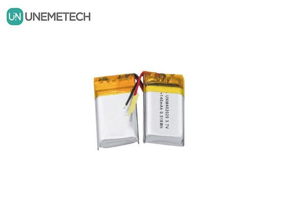 3.7V 140mAh 402025 επαναφορτιζόμενη μπαταρία Lipo μπαταρία για συμπαγή μασάζ