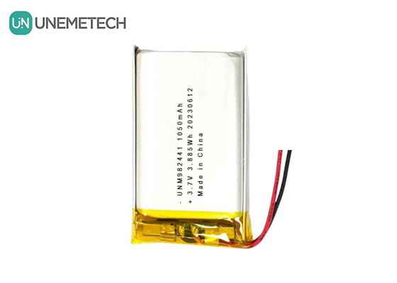 OEM ODM Προσαρμοσμένη 3.7V 1050mAh μπαταρία πολυμερούς ιόντων λιθίου 982441 για έξυπνο κουδούνι