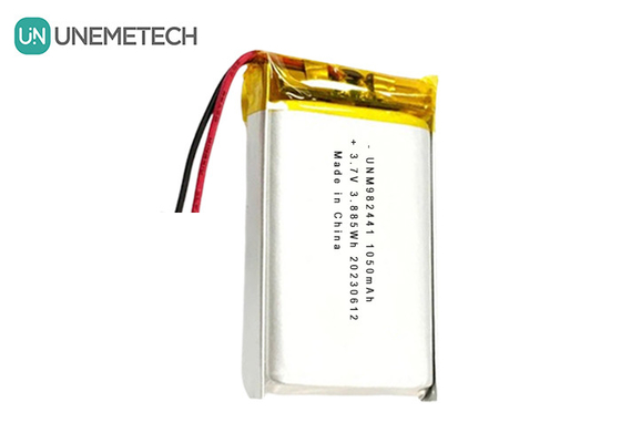 OEM ODM Προσαρμοσμένη 3.7V 1050mAh μπαταρία πολυμερούς ιόντων λιθίου 982441 για έξυπνο κουδούνι