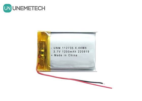 3.7V 1200mAh επαναφορτιζόμενη ευέλικτη μπαταρία LiPo 112735 για ηλεκτρονικά tablet