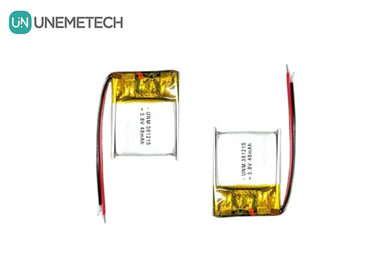 3.8V 48mAh Μεγάλη μπαταρία πολυμερούς λιθίου μικρής τάσης 361215 για συσκευές RFID
