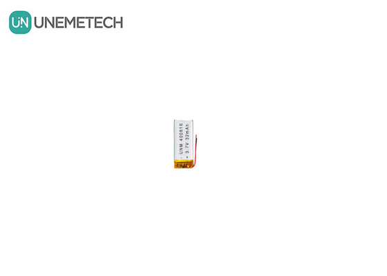 3.7V 32mAh Μικρή επαναφορτιζόμενη μπαταρία LiPo 400816 Για θερμόμετρα