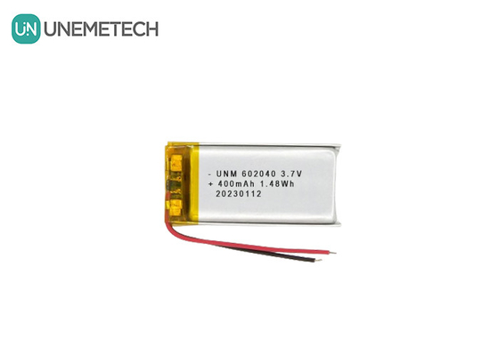 3.7V 400mAh 602040 μπαταρία πολυμερούς λιθίου μακρά διάρκεια ζωής για ακουστικά Bluetooth