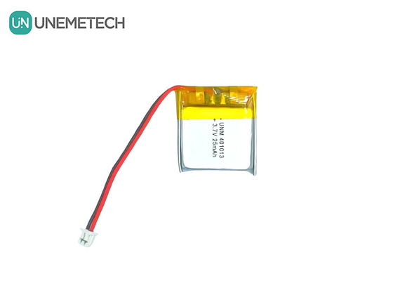 3.7V 25mAh 401013 επαναφορτιζόμενη εξαιρετικά λεπτή λεπτή μπαταρία πολυμερούς λιθίου για έξυπνα γυαλιά