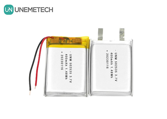 Συσκευή μπαταρίας Li Polymer 502535 400mAh 3.7V για ηλεκτρονικές συσκευές