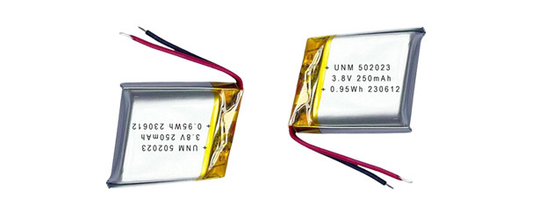 3.8V 250mAh 502023 Ηλεκτρική μπαταρία πολυμερούς λιθίου υψηλής τάσης για εντοπιστή εντοπισμού
