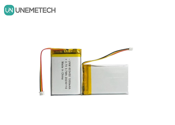 3.7V 1000mAh 603450 επαναφορτιζόμενη μπαταρία Lipo υψηλής χωρητικότητας για RC αυτοκίνητα