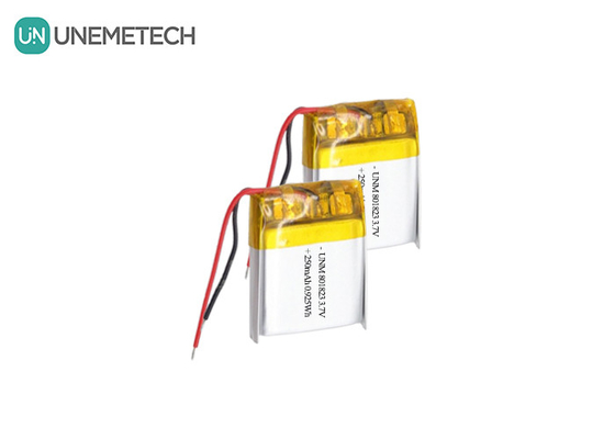 3.7V 250mAh 801823 Υψηλής Ενέργειας Πυρηνική Λίπο Πυρηνική Για Χρηματολογητές Τσέπης