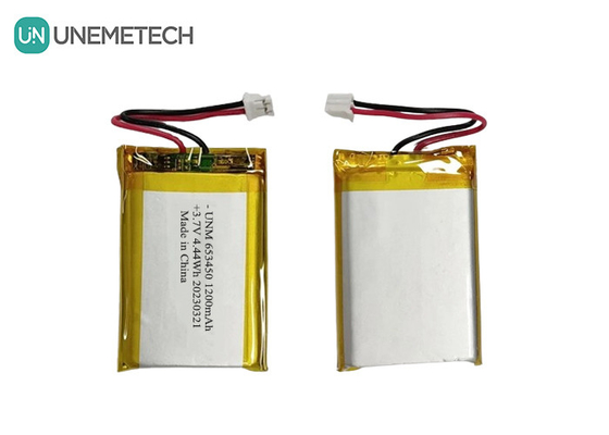 3.7V 1200mAh Γρήγορη φόρτιση μπαταρία πολυμερούς λιθίου 653450 για ψηφιακές κάμερες