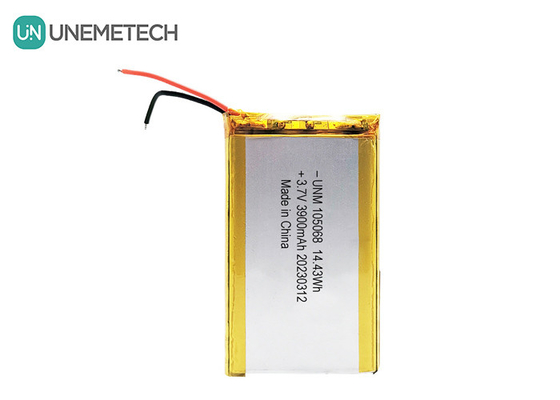 3900mAh Λιπολυμερή μπαταρία υψηλής χωρητικότητας 105068 3.7V
