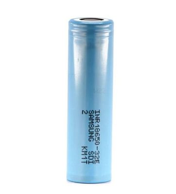 Samsung 32E 18650 3200mAh 6.4A μπαταρία 3.65V κυλινδρική κυψέλη ιόντων λιθίου INR18650-32E