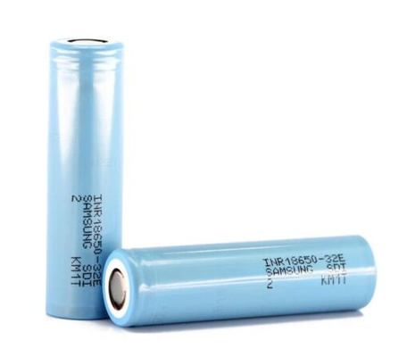 Samsung 32E 18650 3200mAh 6.4A μπαταρία 3.65V κυλινδρική κυψέλη ιόντων λιθίου INR18650-32E