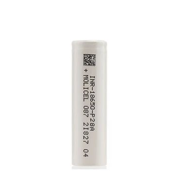 Molicel INR-18650-P28A 18650 μπαταρία 3.6V 2800mAh με 35A μέγιστο συνεχές ρεύμα εκφόρτισης