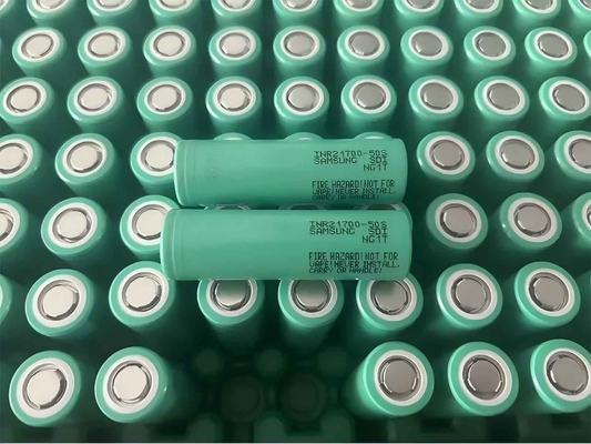 Samsung 50S 21700 μπαταρίες 5000mAh 25A μπαταρία 3.6V μπαταρία ιόντων λιθίου INR21700-50S