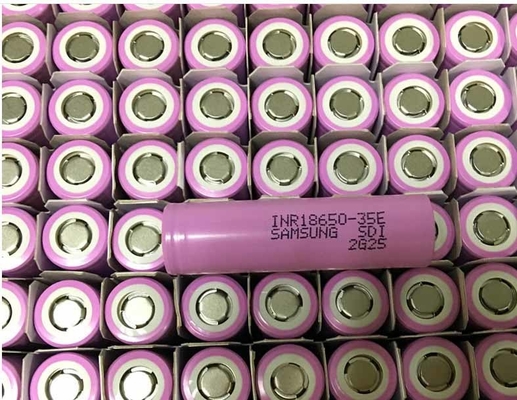 Samsung 35E 18650 μπαταρία 3500mAh 8A 3.6V κυλινδρική κυψέλη ιόντων λιθίου INR18650-35E