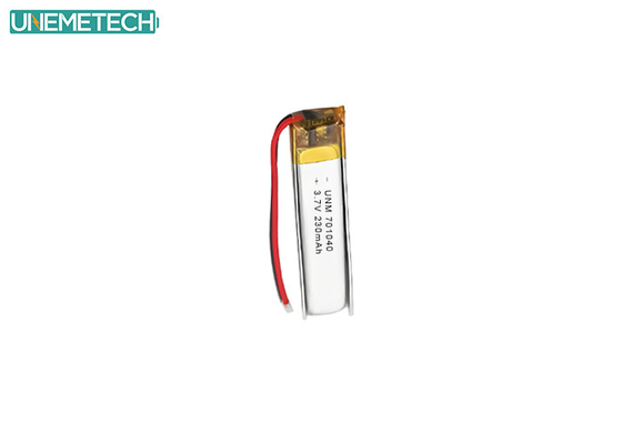Bluetooth ακουστικά Lipo μπαταρία 701040 3.7 V 230mAh με CE και IEC62133 Εγκρίθηκε