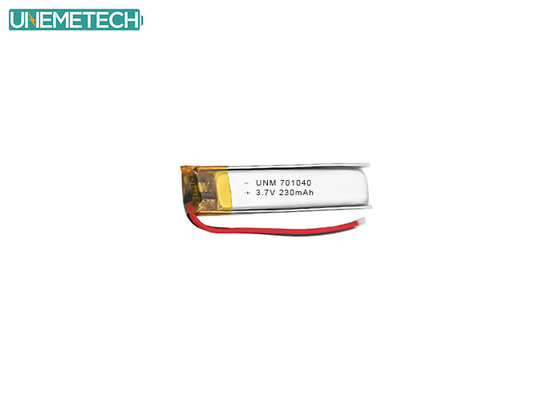 Bluetooth ακουστικά Lipo μπαταρία 701040 3.7 V 230mAh με CE και IEC62133 Εγκρίθηκε