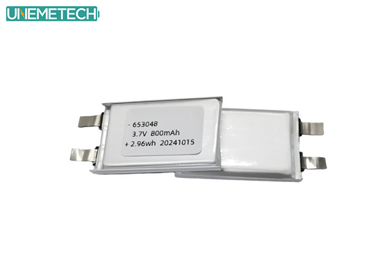 20C Υψηλός ρυθμός εκφόρτισης 3.7V 800mah Λίπο μπαταρία 653048 για RC αεροπλάνο