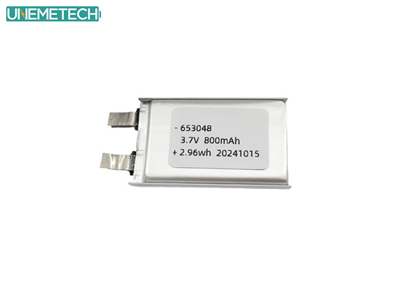 20C Υψηλός ρυθμός εκφόρτισης 3.7V 800mah Λίπο μπαταρία 653048 για RC αεροπλάνο