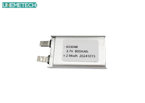 Ποιότητα Μπαταρία LiPo 20C High Rate Discharge Rate 653048 3,7V 800mAh για αεροπλάνο RC Εργοστάσιο