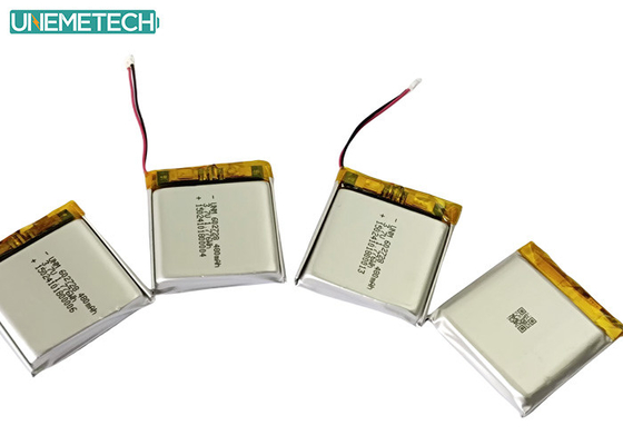 3.7V 480mAh 602728 επαναφορτιζόμενη μπαταρία πολυμερούς ιόντων λιθίου για μίνι καταγραφέα