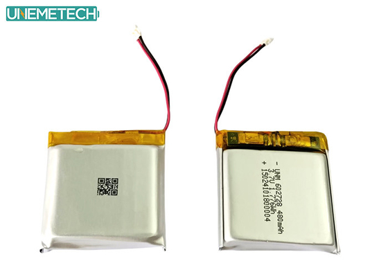 3.7V 480mAh 602728 επαναφορτιζόμενη μπαταρία πολυμερούς ιόντων λιθίου για μίνι καταγραφέα