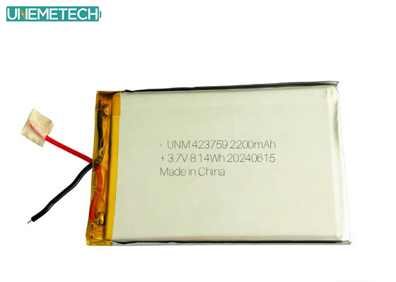 Ποιότητα Η μπαταρία Power Bank Custom Lithium Polymer Battery 425379 3.7V 2200mAh με 3M ταινία πρόσφυσης Εργοστάσιο
